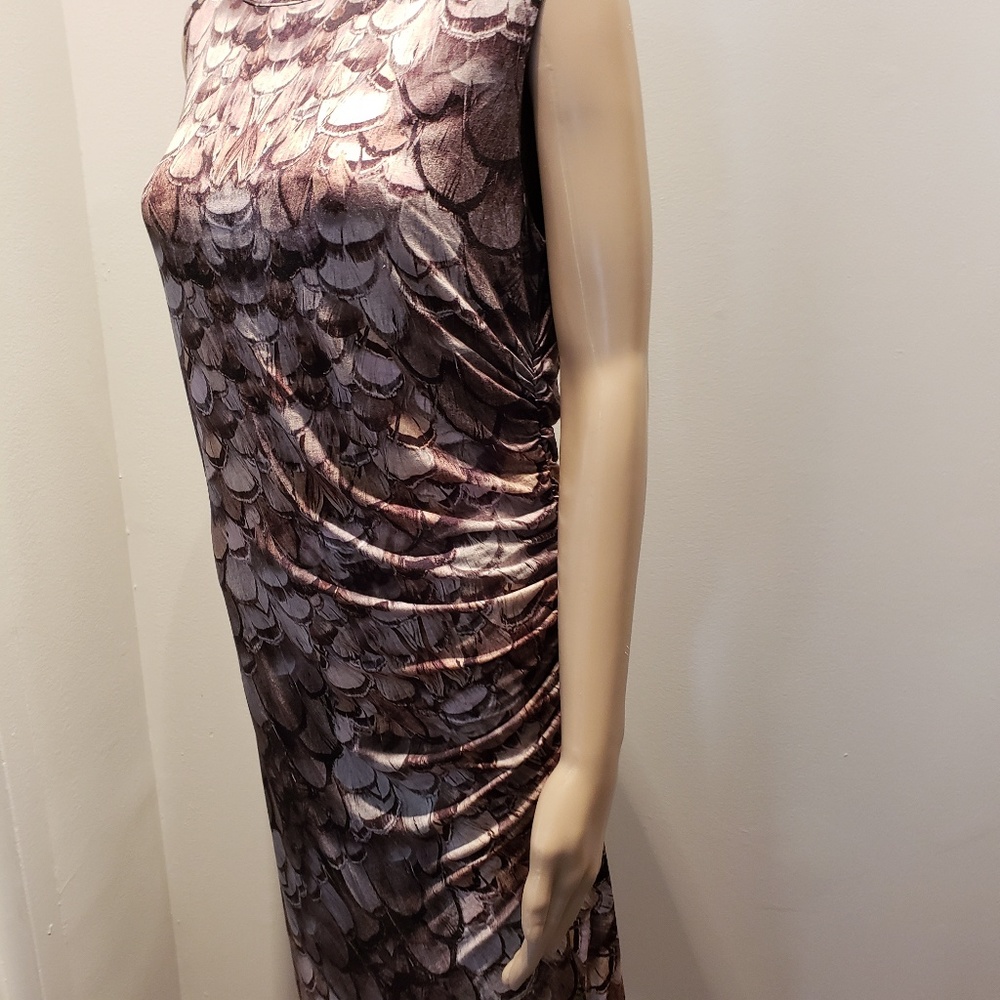 Three Dots FEATHER DRESS - Picture 5 of 7